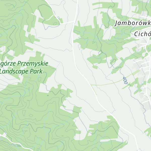 Map of Łysa Góra