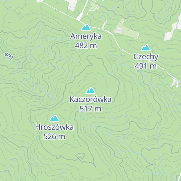 Map of Kaczorówka