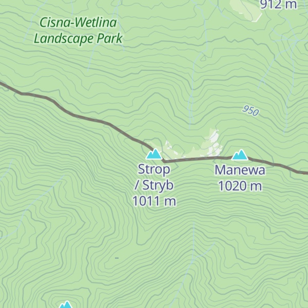 Map of Strop / Stryb