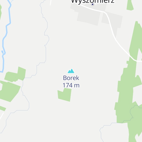 Map of Borek