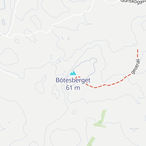 Map of Bötesberget