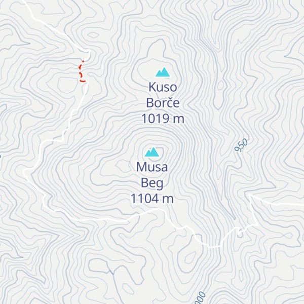 Map of Musa Beg