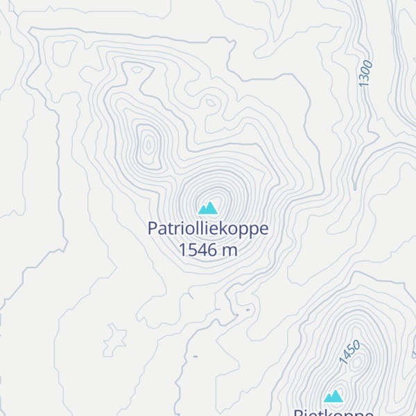 Map of Patriolliekoppe