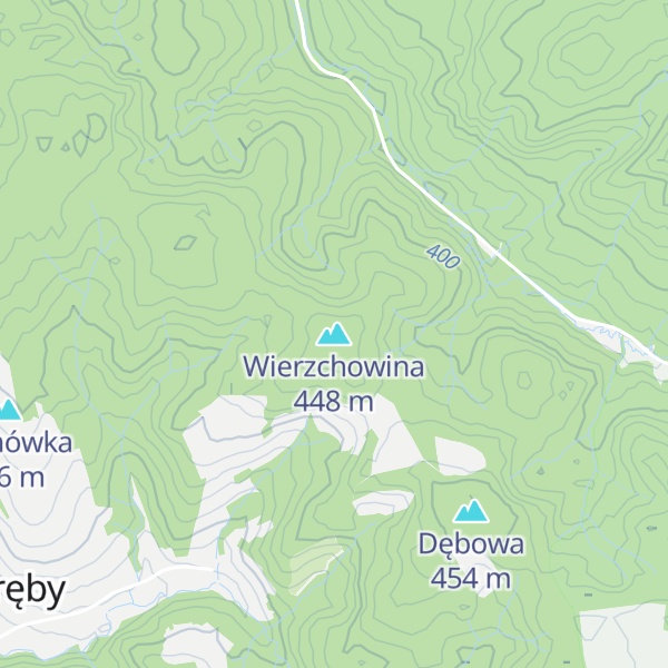Map of Wierzchowina
