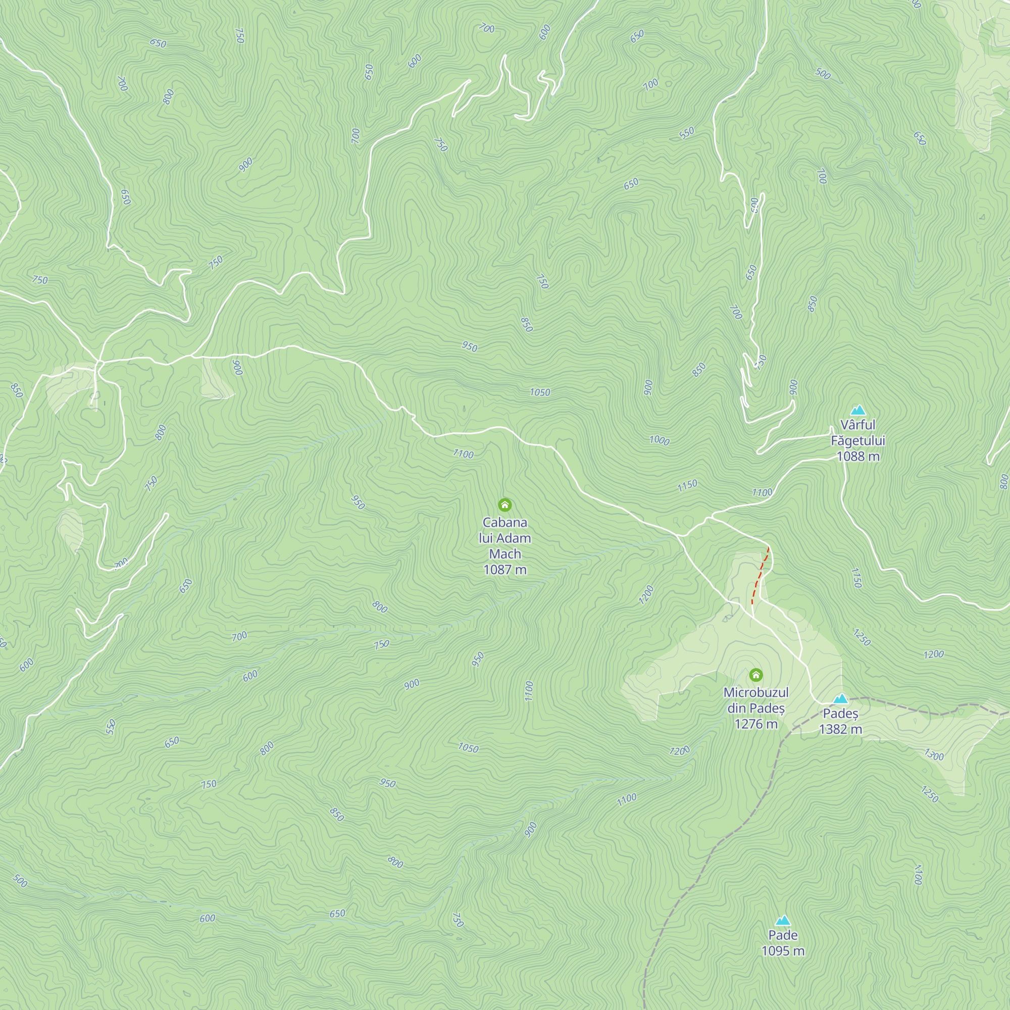 Cabana lui Adam Mach map