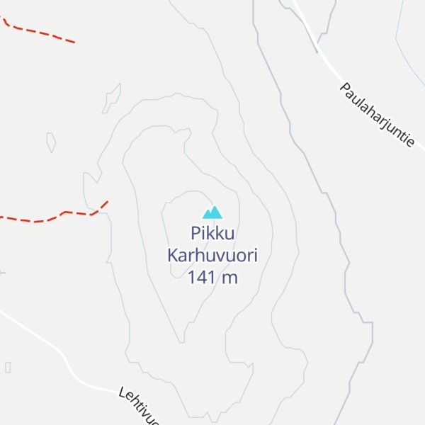 Map of Pikku Karhuvuori