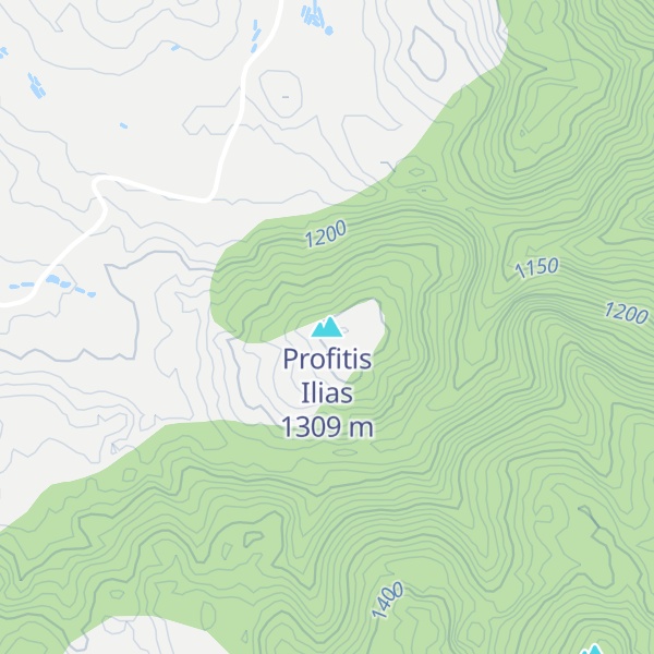 Map of Profitis Ilias