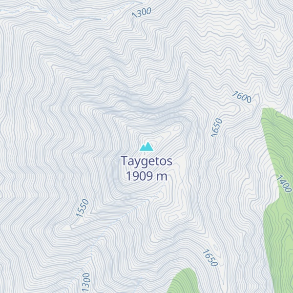 Map of Taygetos