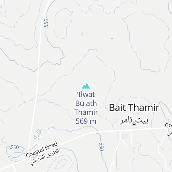 Map of ‘Ilwat Bū ath Thāmir