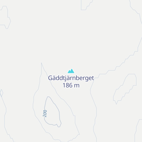 Map of Gäddtjärnberget