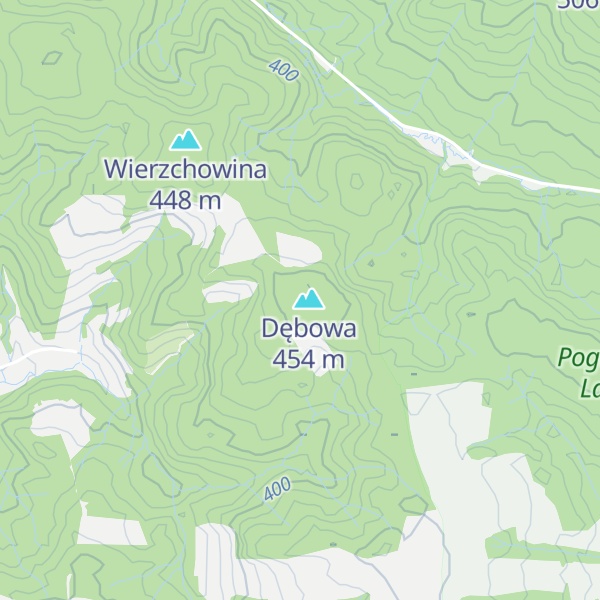 Map of Wyrębiska