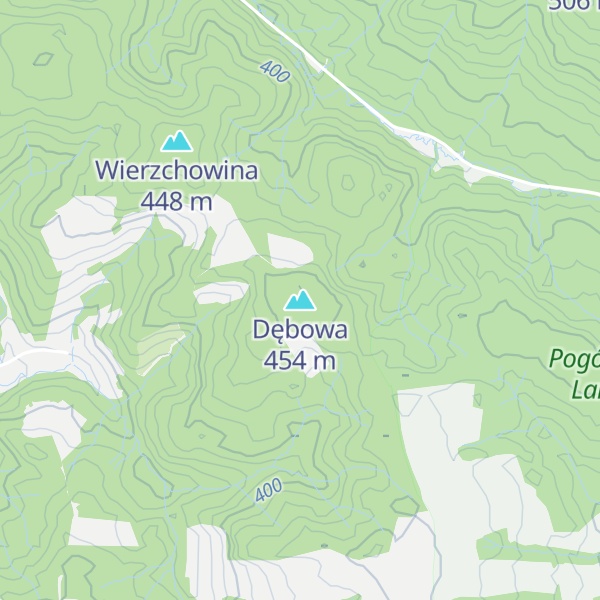 Map of Dębowa
