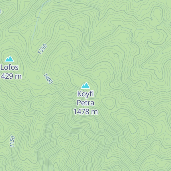 Map of Koyfi Petra