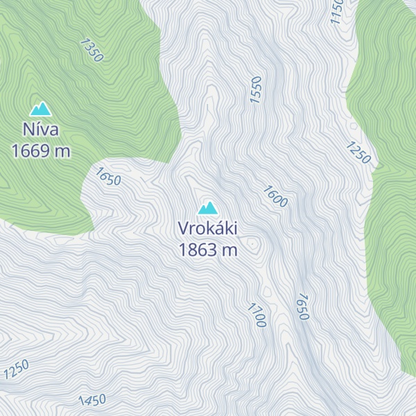 Map of Vrokáki
