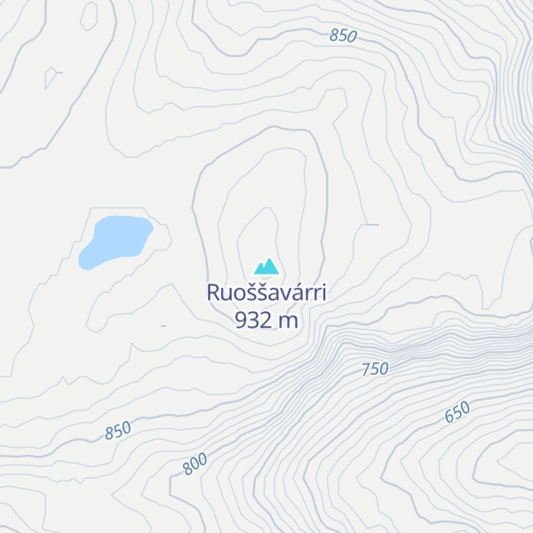 Map of Ruoššavárri