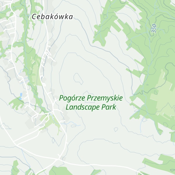 Map of Średni Dział
