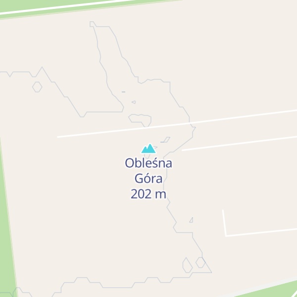 Map of Obleśna Góra