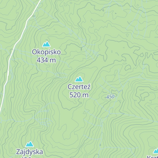 Map of Czerteź