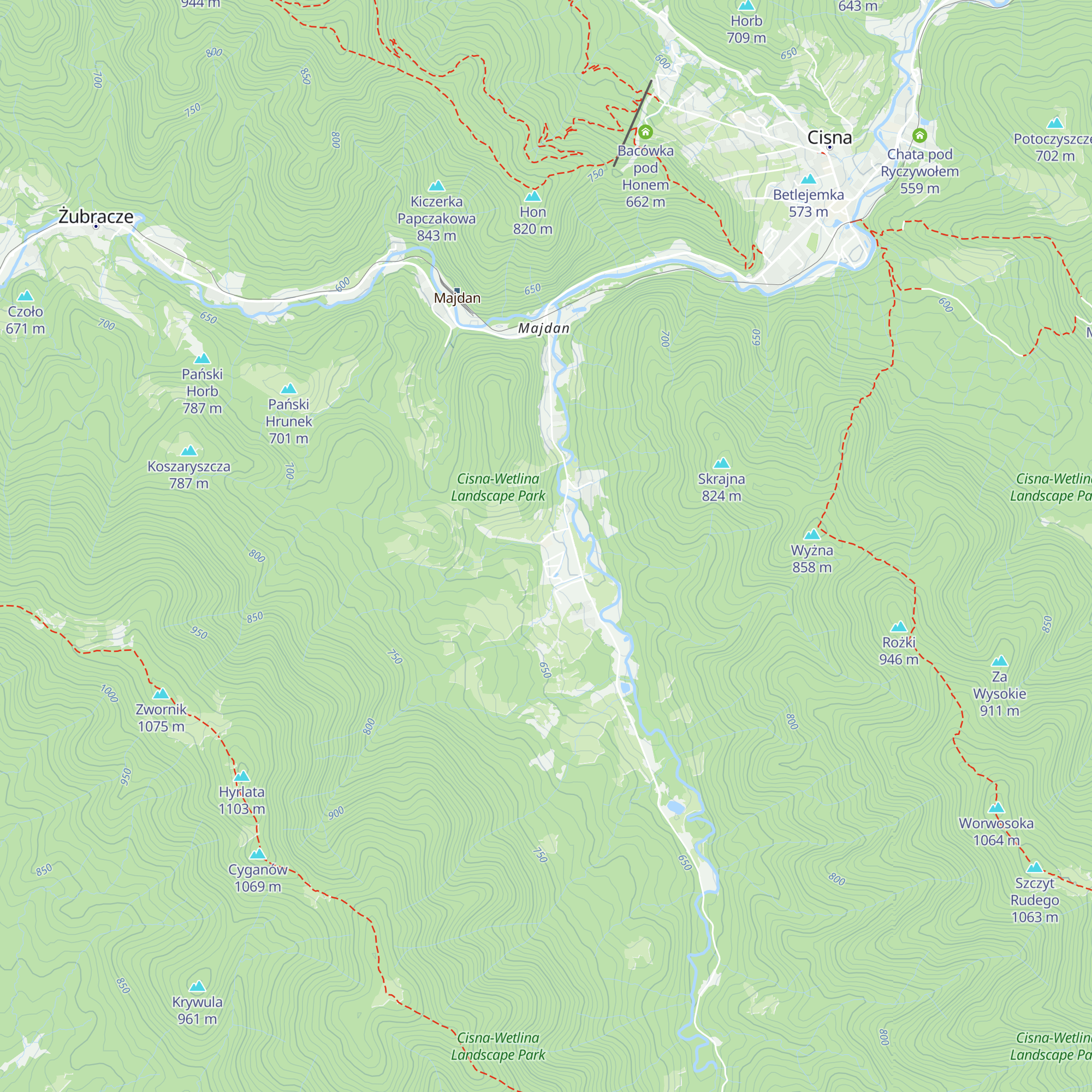 Domek Lipowy map