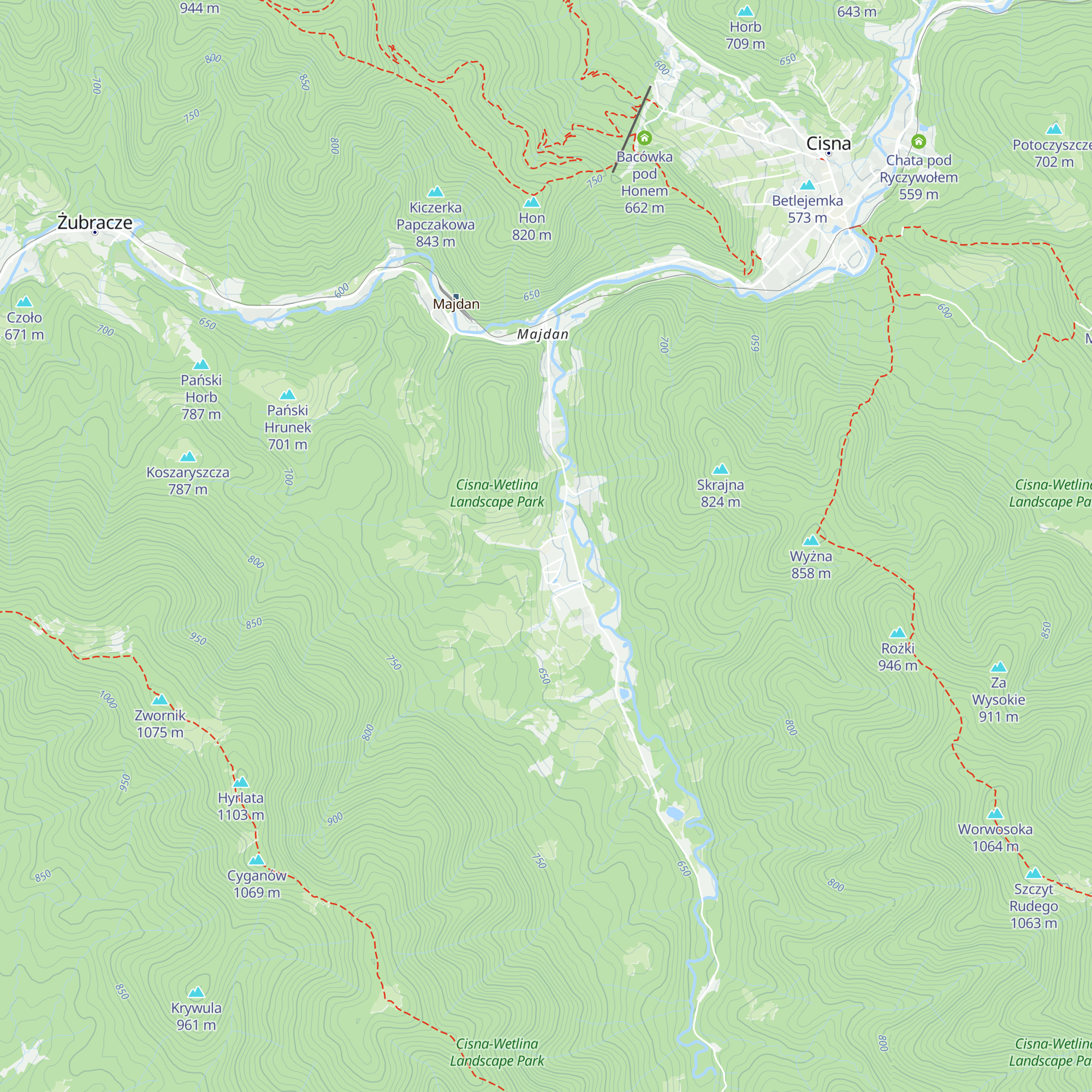 Domek Brzozowy map
