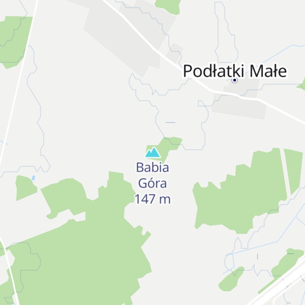 Map of Babia Góra