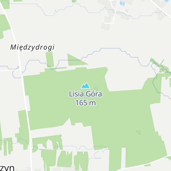 Map of Lisia Góra