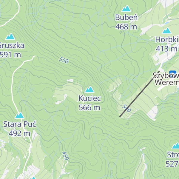 Map of Kuciec
