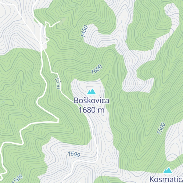 Map of Boškovica