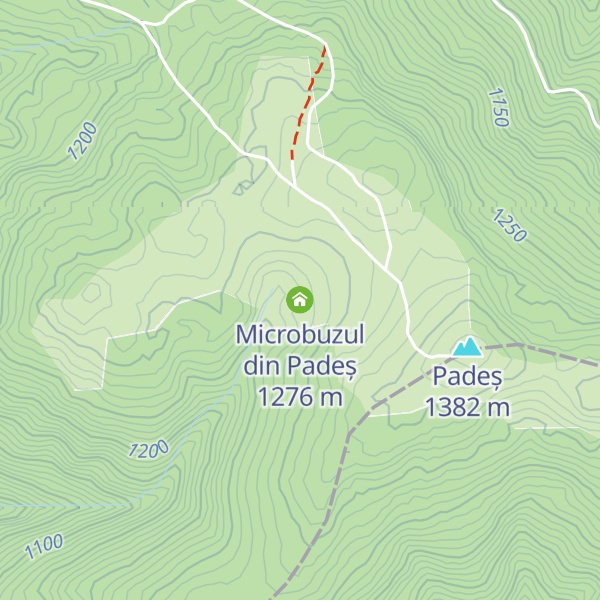 Map of Microbuzul din Padeș