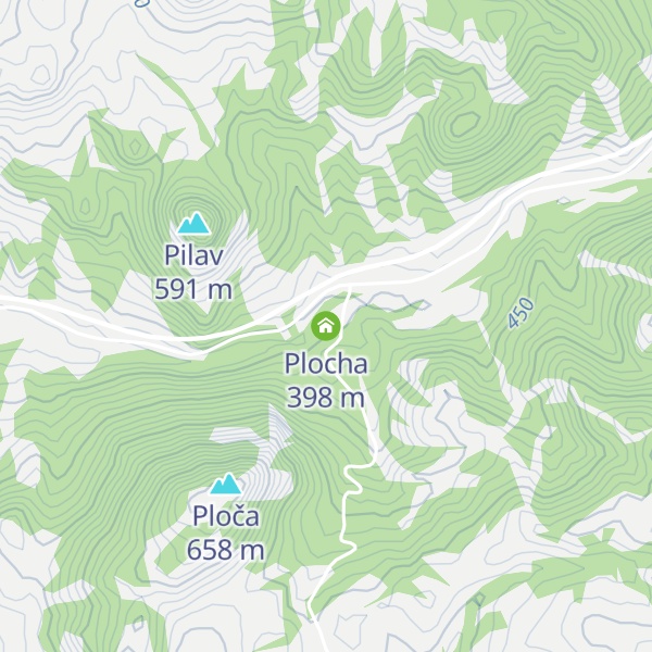 Map of Plocha