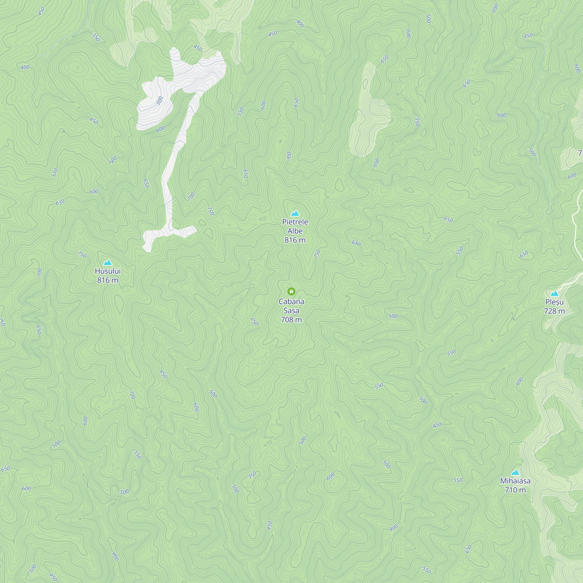Cabana Sasa map