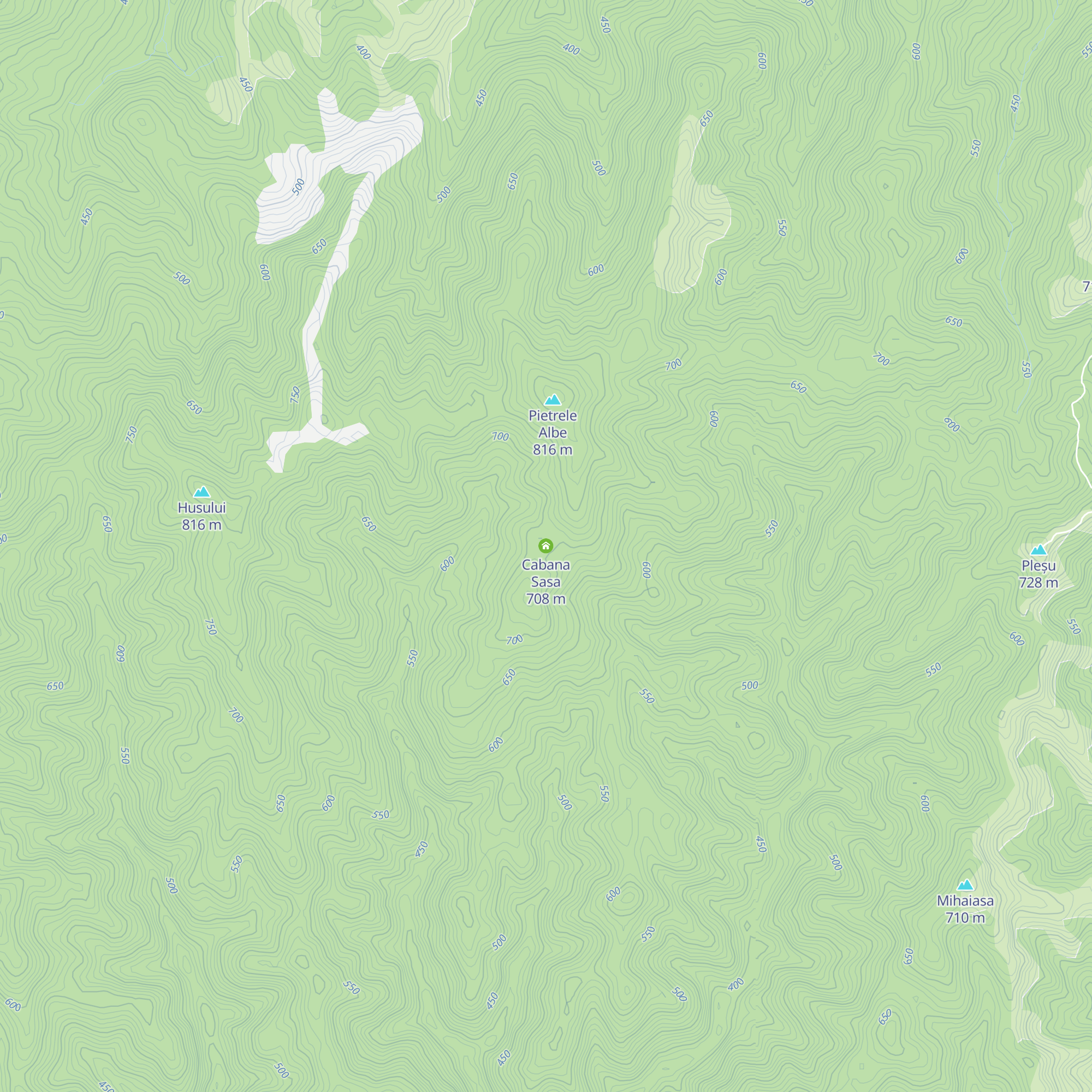 Cabana Sasa map