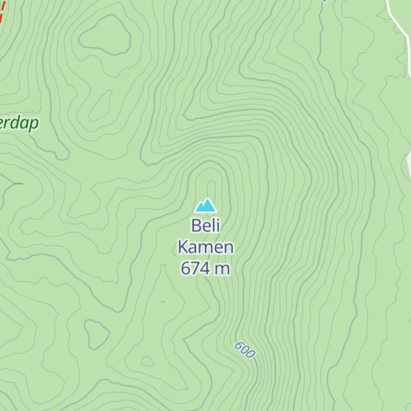 Map of Beli Kamen
