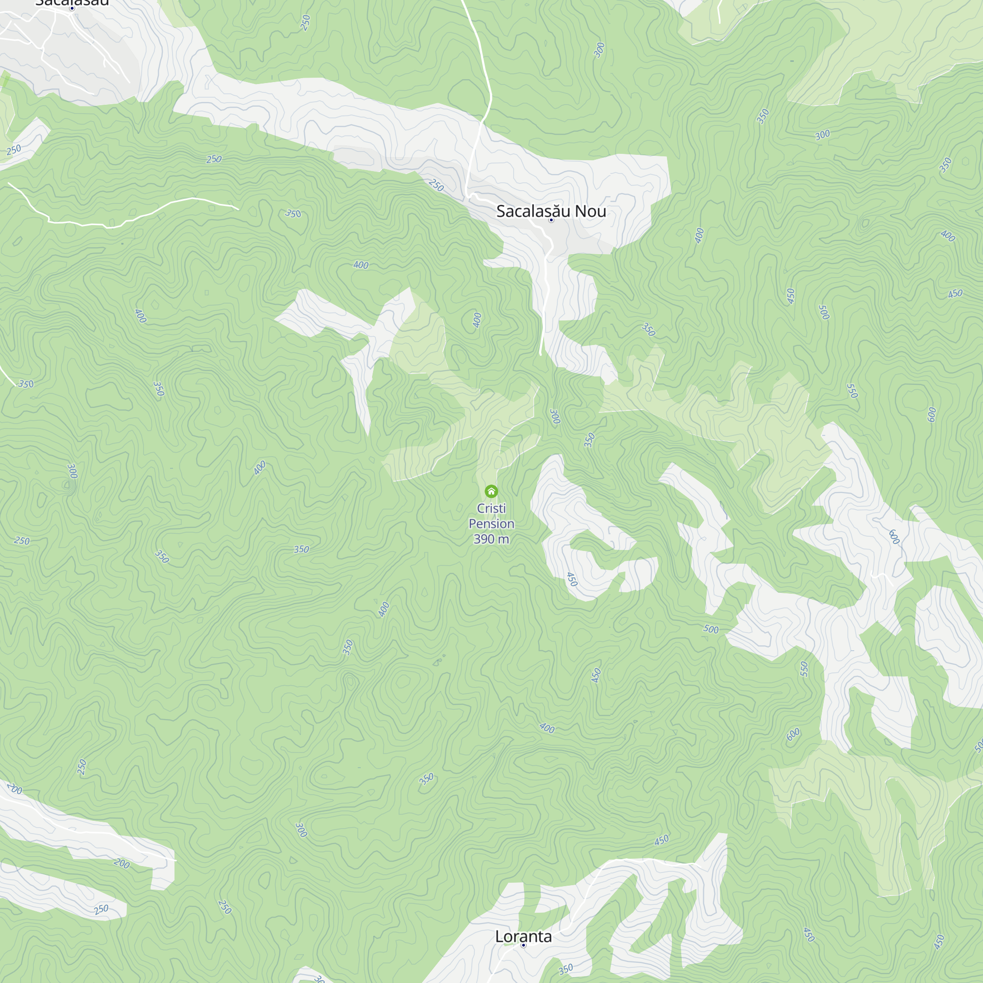 Cristi Pension map