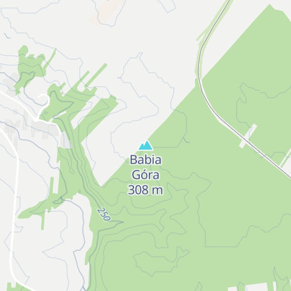 Map of Babia Góra