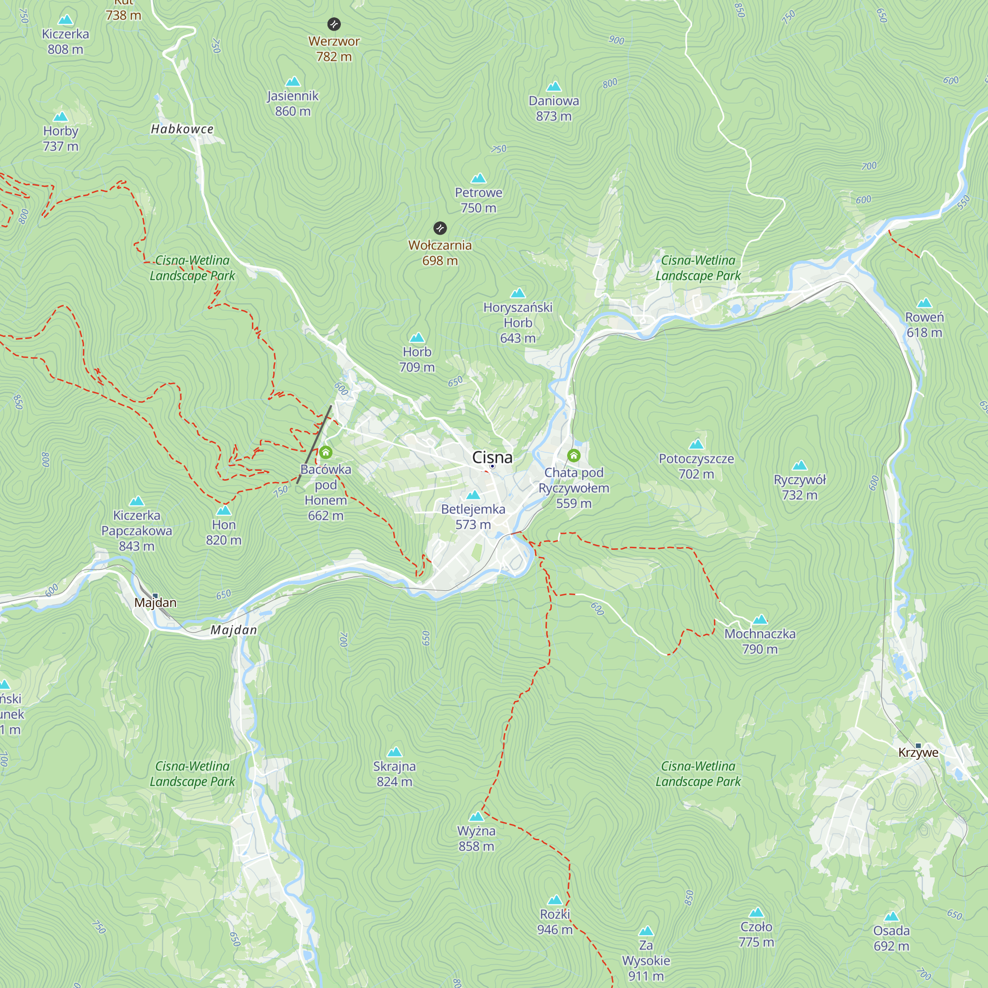 Informacja Turystyczna map