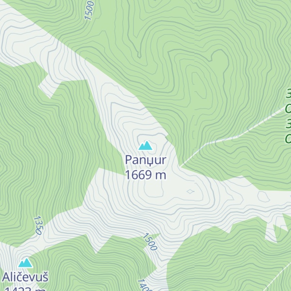 Map of Panџur