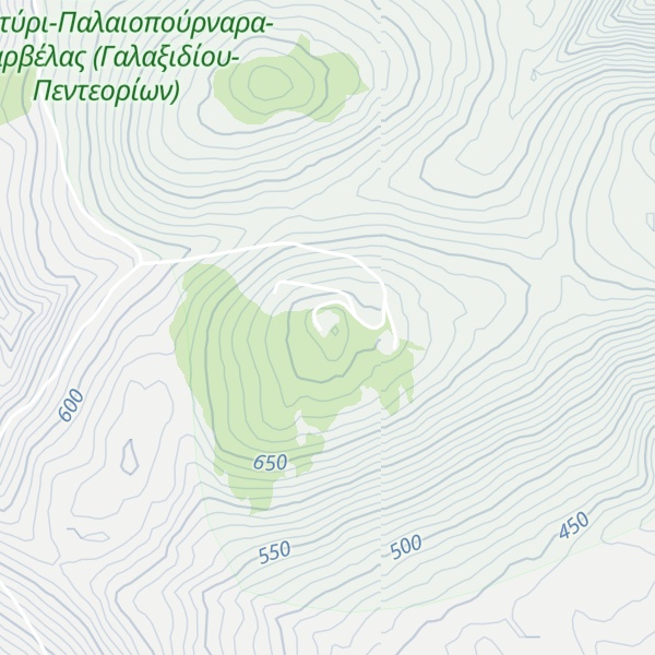 Map of Paliopournára