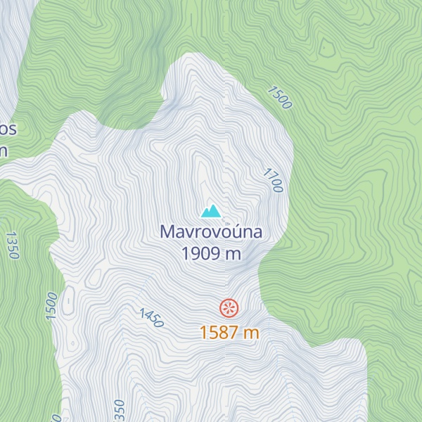 Map of Mavrovoúna