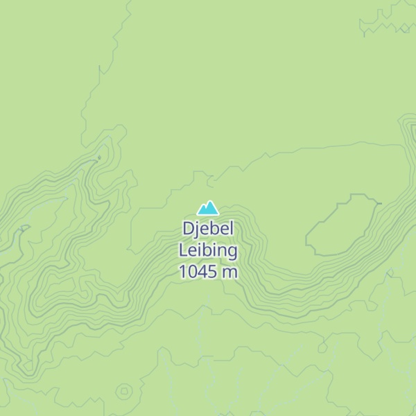 Map of Djebel Leibing