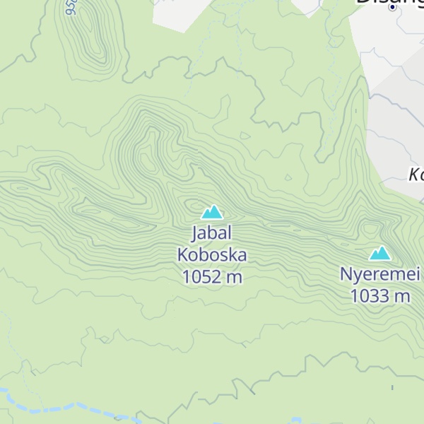 Map of Jabal Koboska