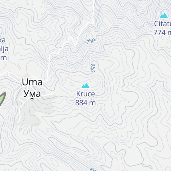 Map of Kruce