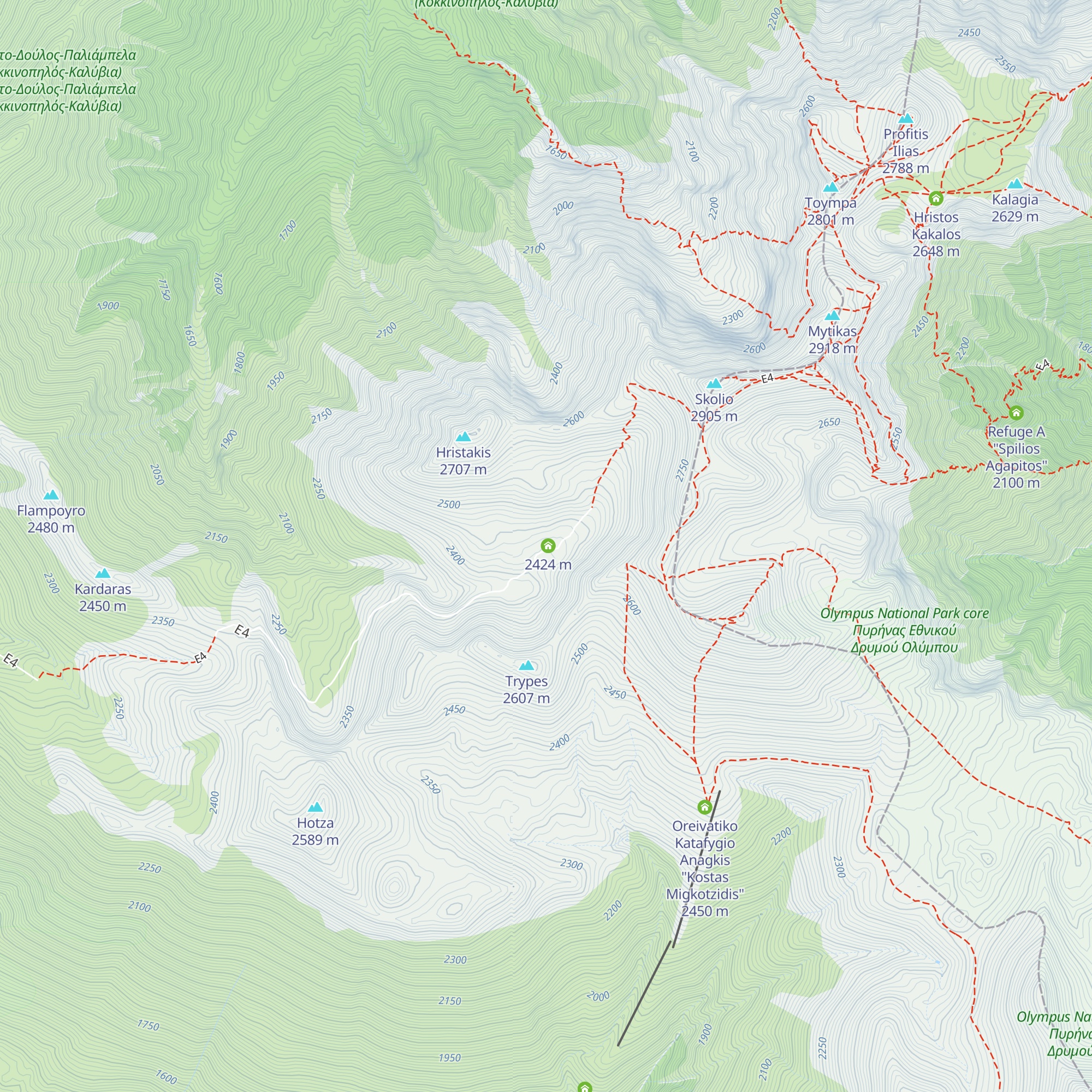 Oreivatiko Katafygio Anagkis Hristaki map
