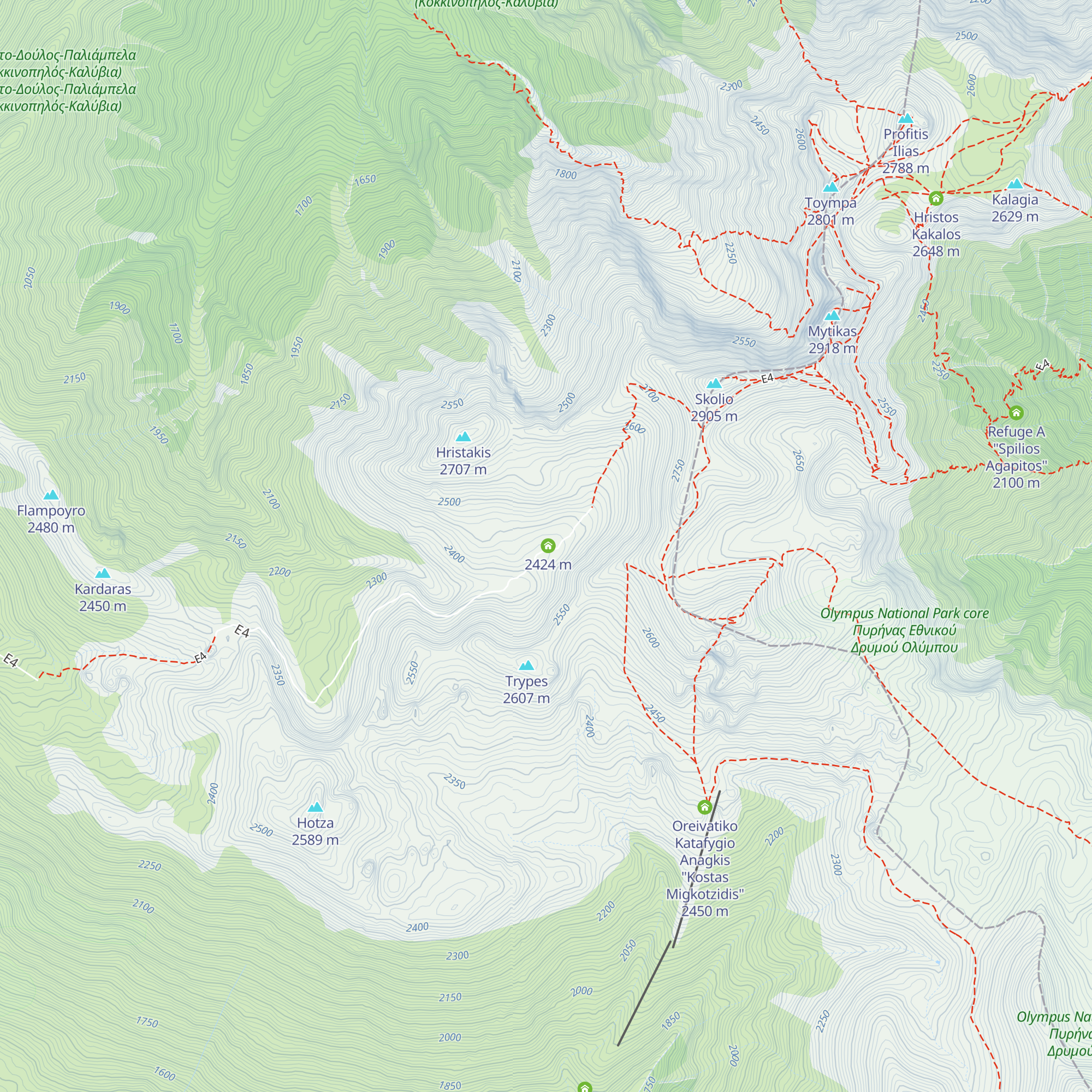 Oreivatiko Katafygio Anagkis Hristaki map