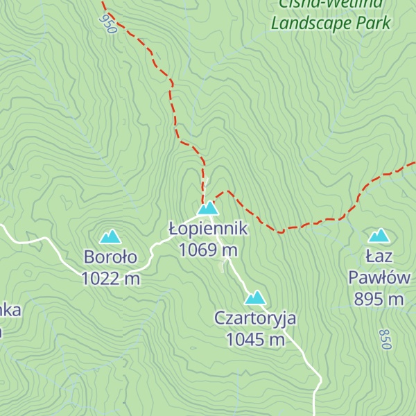 Map of Łopiennik