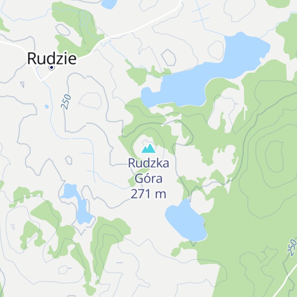 Map of Rudzka Góra