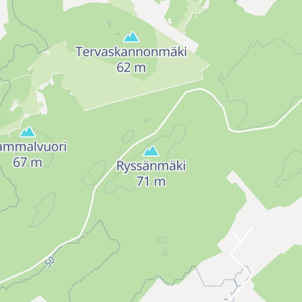 Map of Ryssänmäki