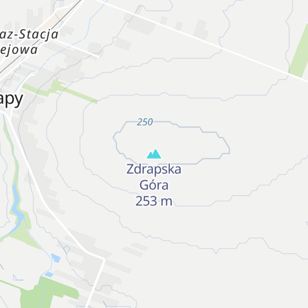 Map of Zdrapska Góra