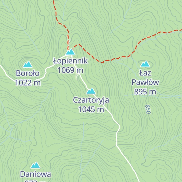 Map of Czartoryja