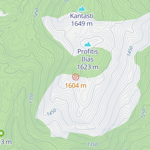 Map of Kokkinopetra